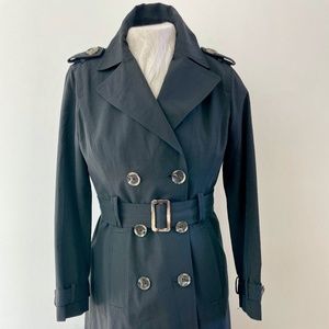MAX MARA TRENCH COAT, Black, Size S, US size 2